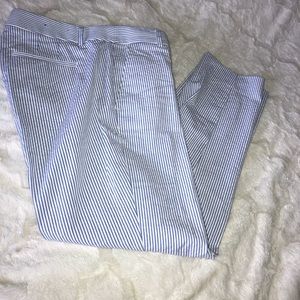 J Crew Striped seersucker pants- 2